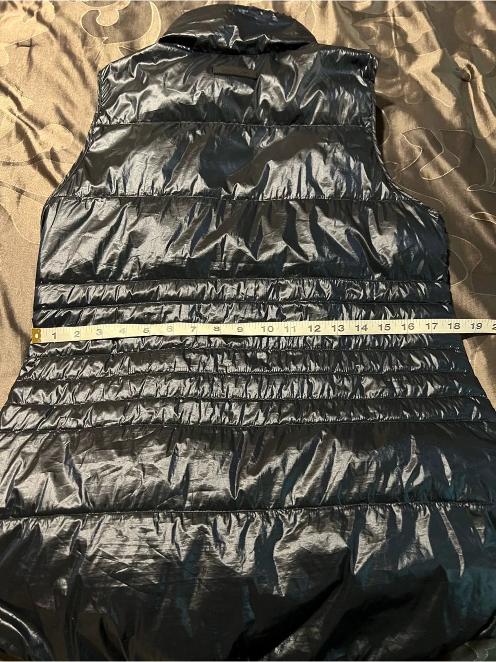 Calvin Klein Performance Black Down Feathers Quilted Vest Women’s Medium